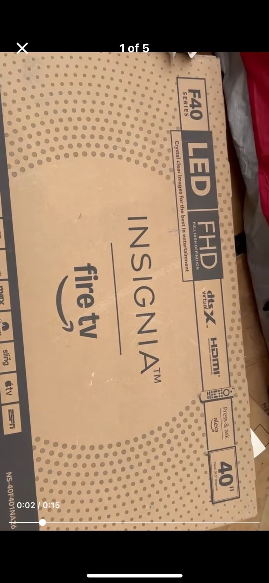 Insignia Fire Tv  F40 Series 40”