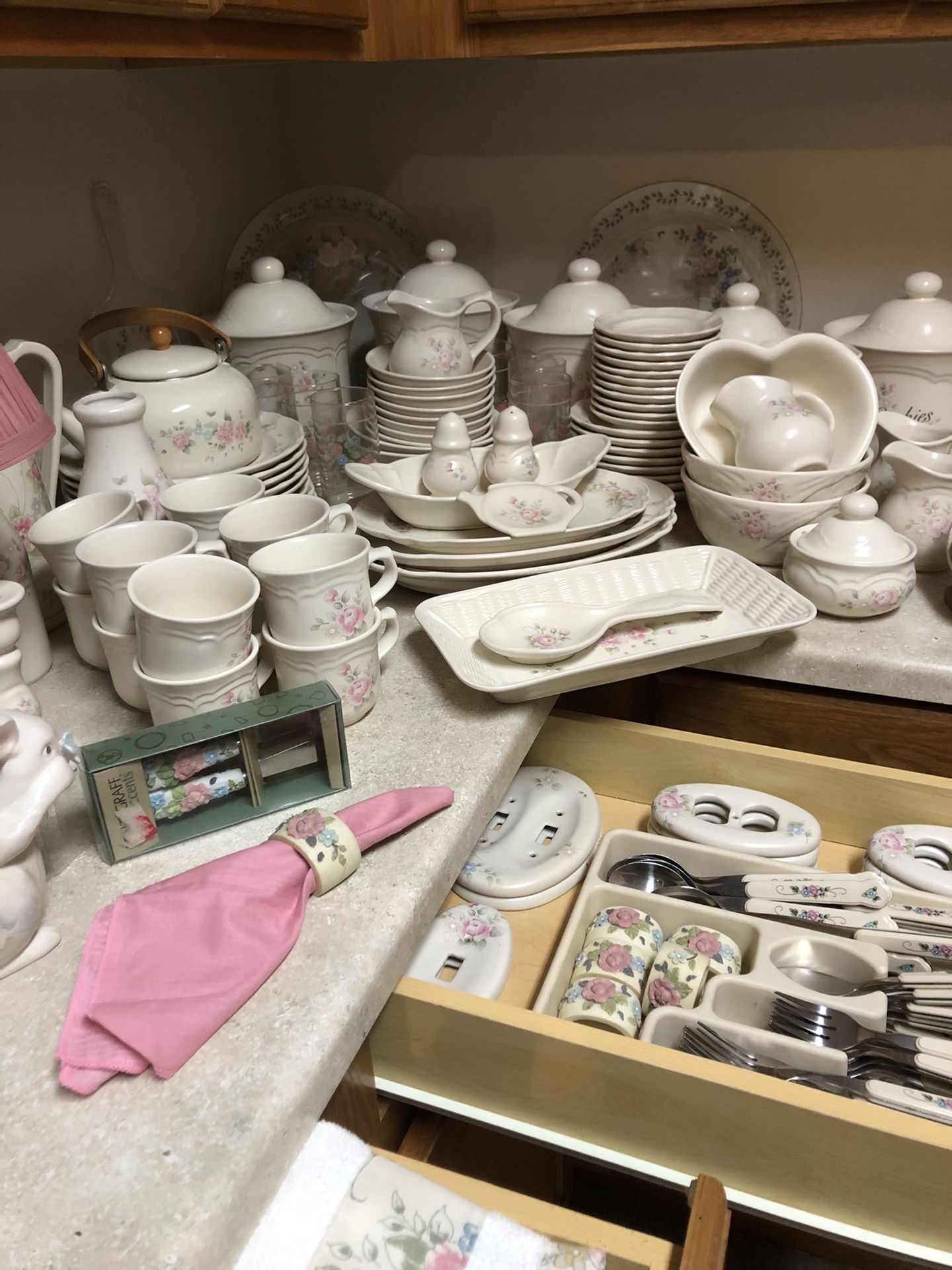 Pfaltzgraff Tea Rose Dishes And More