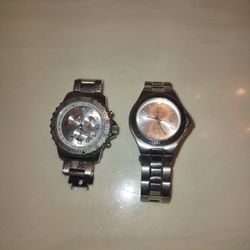 Vintage Invitca And Chrome Watch 
