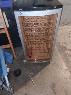 Haier glass-door wine cooler