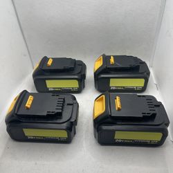 Dewalt 3ah battery set of 4