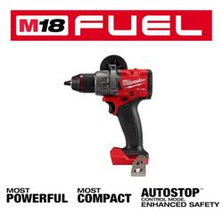 Milwaukee M18 FUEL 18V Lithium-Ion Brushless Cordless 1/2 in. Hammer Drill/Driver (Tool-Only)