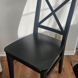 Ikea Black Table And Chairs
