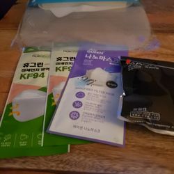 2 Face Shields and 5 Masks New
