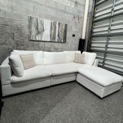 New White Cloud Sectional 