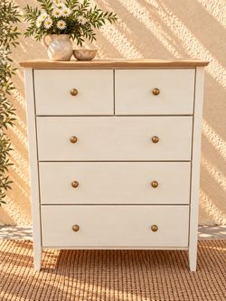 Cottage Honey • Five-Drawer Dresser