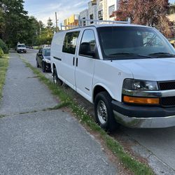 2006 Chevy Express Cargo Van Extended 12 Fits A/C Racks New Tires Excellent Engine Tranny Construction Painting Gardening Plumbing 142K Clean Title .