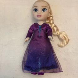 Disney Frozen Elsa  Talking Doll New No Tag 14 Inch