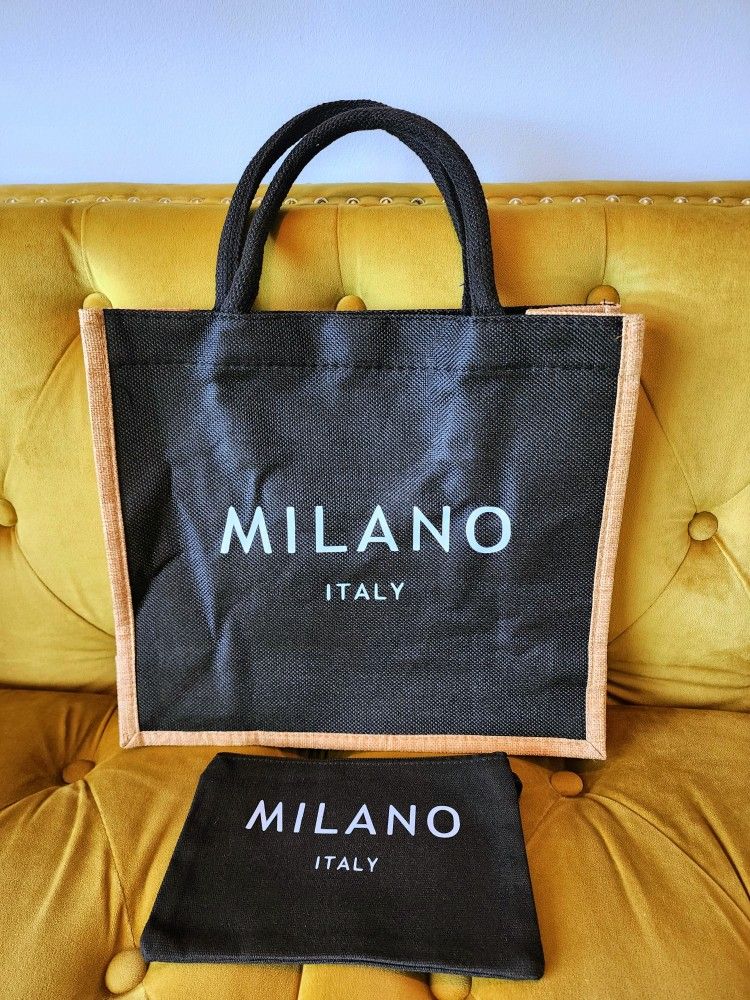 Linen Tote Bag + Matching Bag