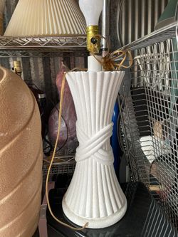 Art Deco Plaster Lamp (no Harp or Shade)