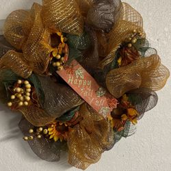 Perfect For Mother’s Day! Beautiful Fall Wreath It’s Coming Up Quicker Than You Think!