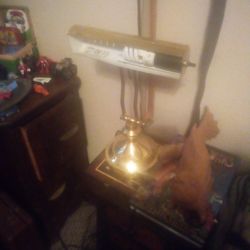 Vintage Brass Desk Lamp