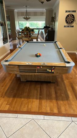 National 9’ professional slate Pool Table