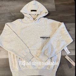 Light Gray Essential Hoodie
