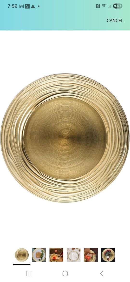 12 Gold Charges 13inches