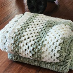 2 Crocheted Afghans
