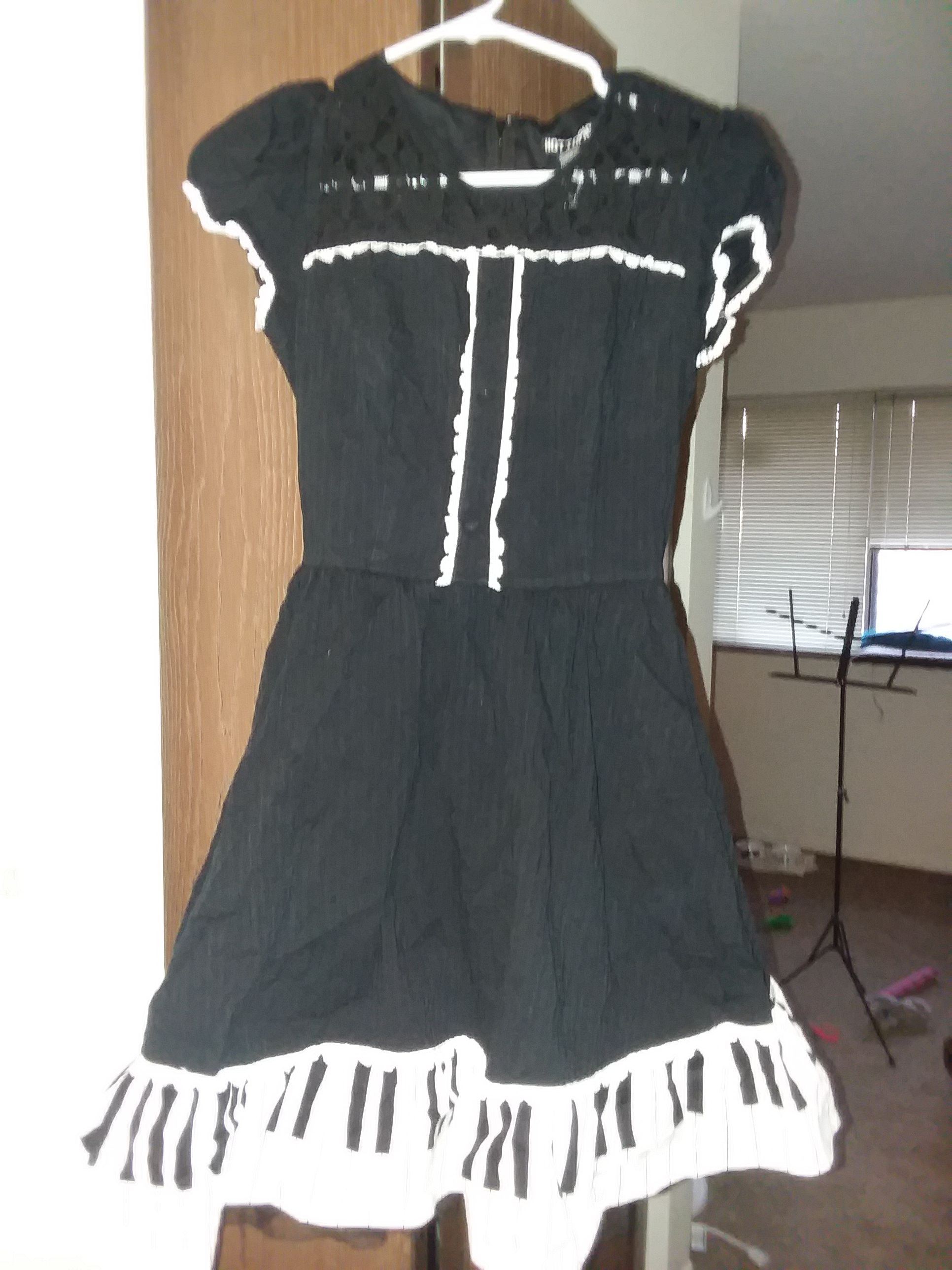 Piano key dress from Hot Topic. Size medium