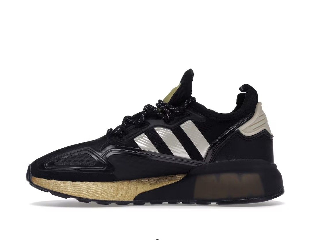 Adidas ZX 2K Boost#N#Color Core Black/Linen/Gold Metallic #N#Size 9 Women's, Style FY2014 for 