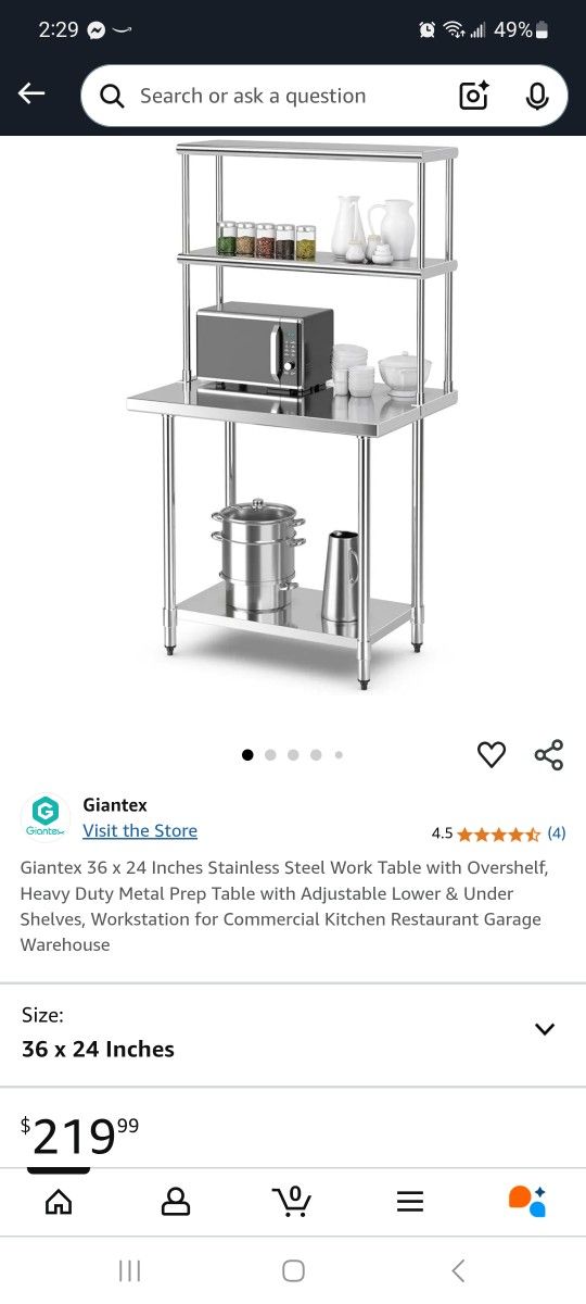 Stainless Steel Table