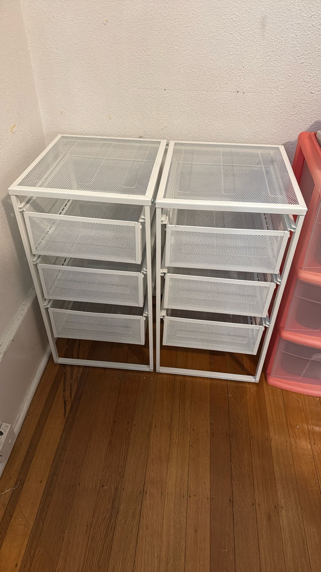 Wire Metal Shelves - Set Of 2