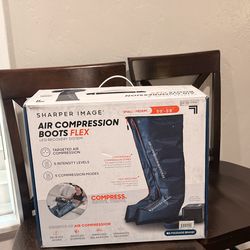 Sharper Image Air Compression Boots Flex – Leg Recovery System (Like New)