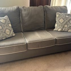 Sofa and Loveseat with pillows