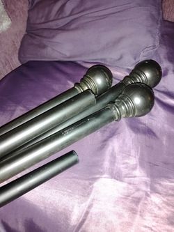 Two curtain rods