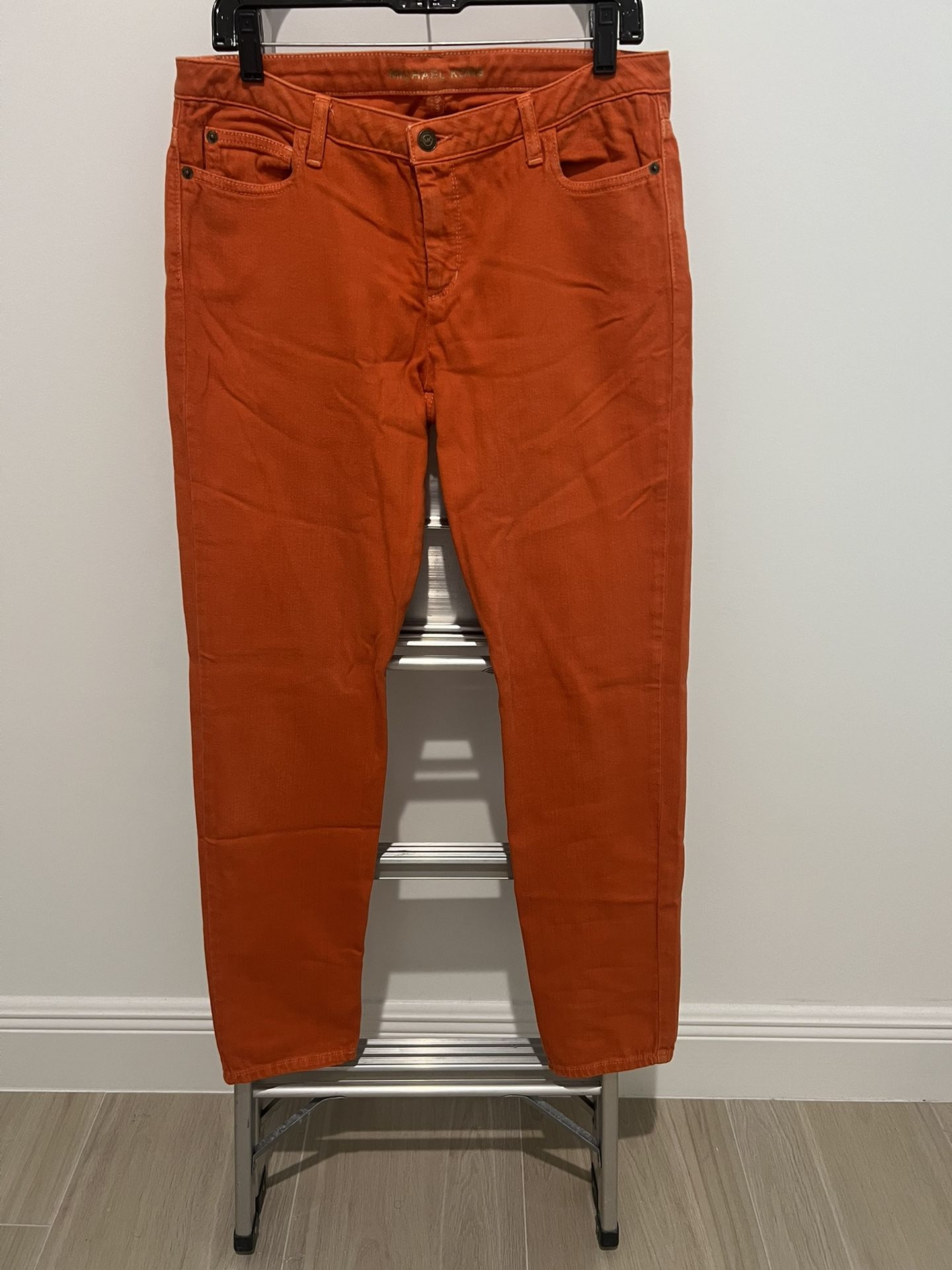 Michael Kors Orange Low Rise Skinny Jeans Size 8