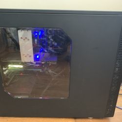 Intel Gaming Pc With 2 Monitors Mouse And Keyboard 