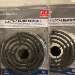Electric Range Elements 6" **Never Used **