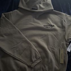 Essentials Fear of God fleece hoodie size M