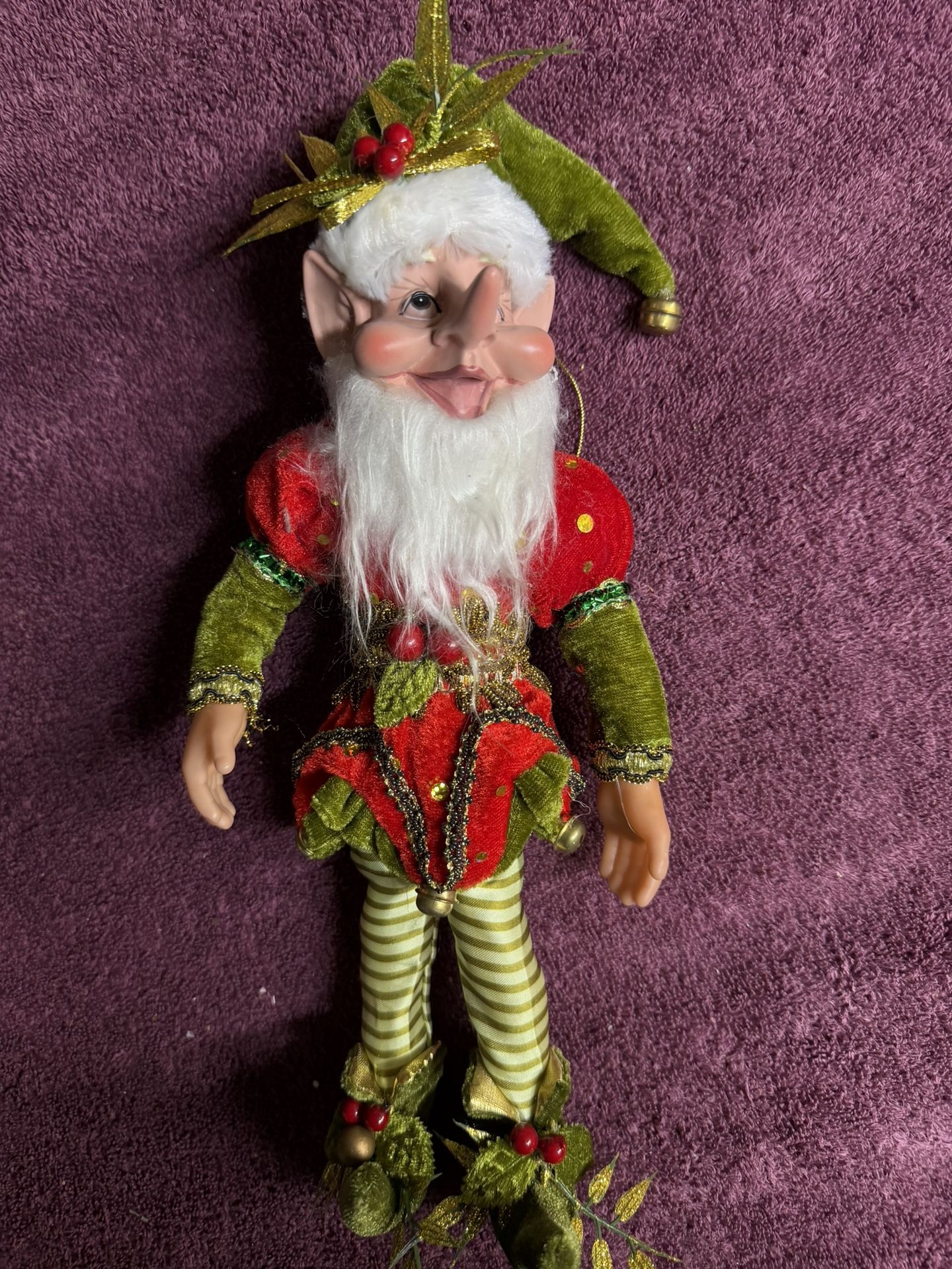 Mark Roberts limited edition 14”  Christmas elf figurine. 