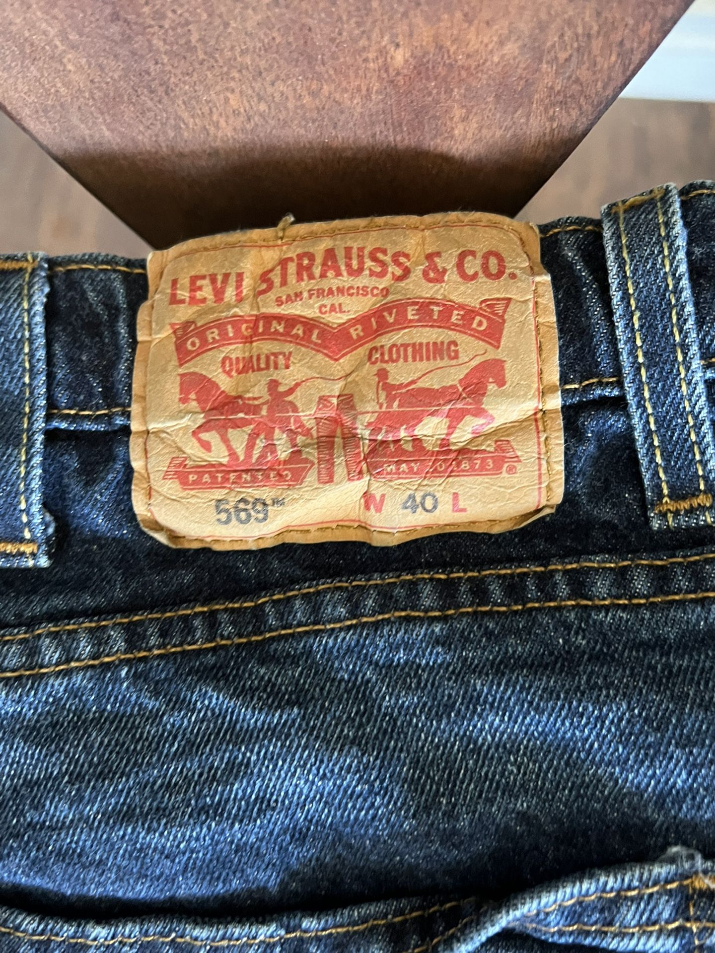 3 Brand New Levi Strauss 569 Loose Straight Shorts