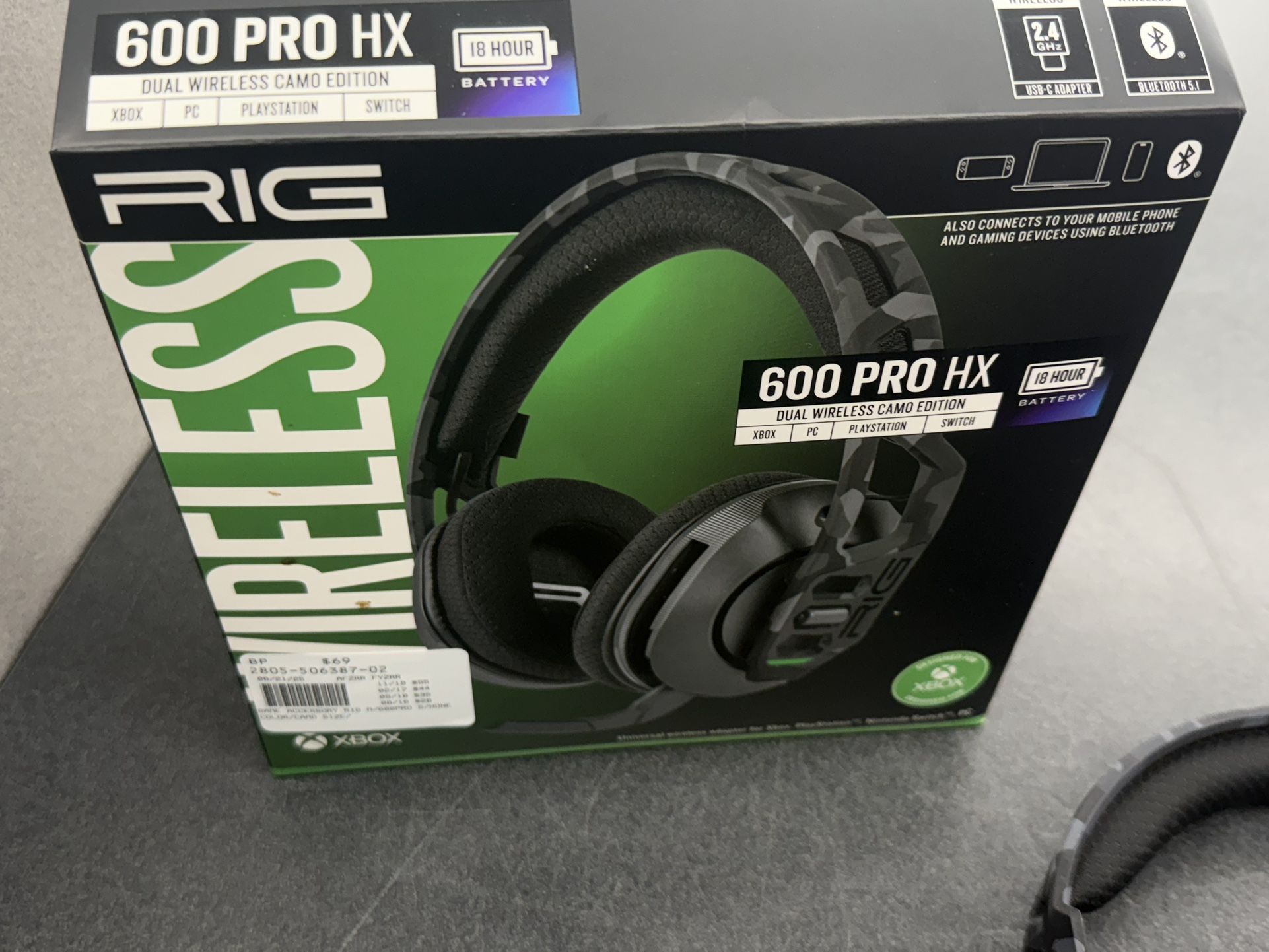 RIG 600 PRO HX Wireless Gaming Headset Xbox/PS/Switch/PC