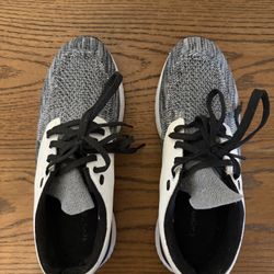 Tommaso Capri+SPD Women Grey White Lace Up Low Top Cycling Shoes Size US 7