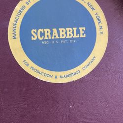 1953 Vintage Scrabble Game.