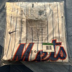Women’s Baseball Mets official Jersey New never Opened/ Sealed Bag