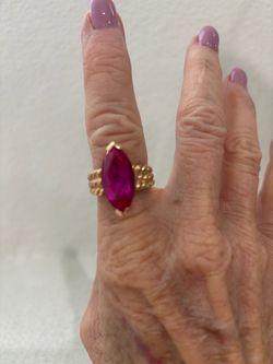 Sterling silver tourmaline ring