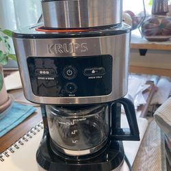 KRUPS Coffee Maker And Grinder 