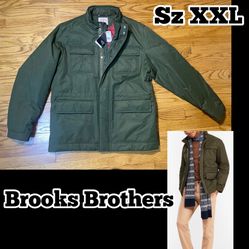 Brooks brothers Red Fleece Thermore Men’s Coat Size XXL New! 