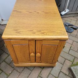Wood Night Stand 
