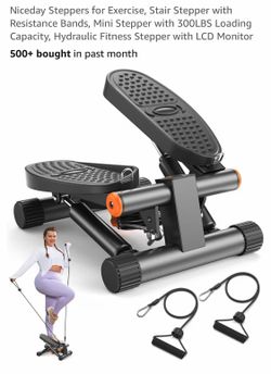 Mini Stair Stepper w/ arm resistance bands-Niceday-