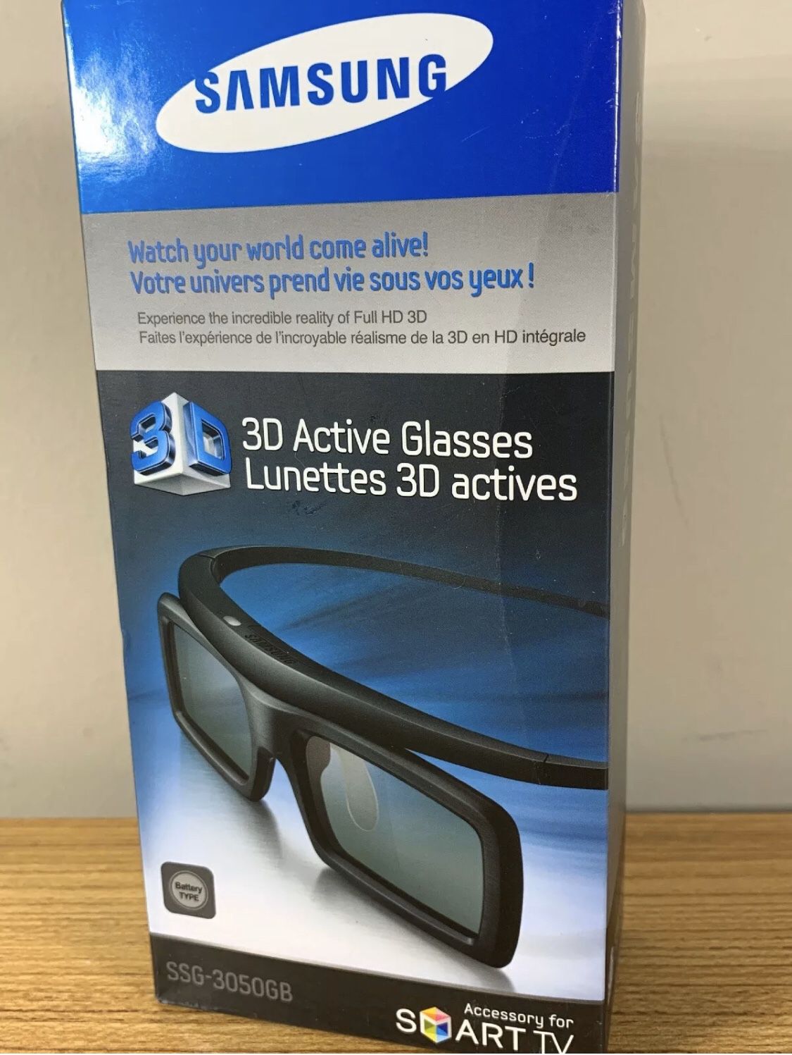 Samsung 3D Active Glasses SSG-3050GB For Smart TV NIB.