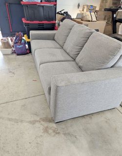 Gray 3-Seat Sofa – Living Spaces 