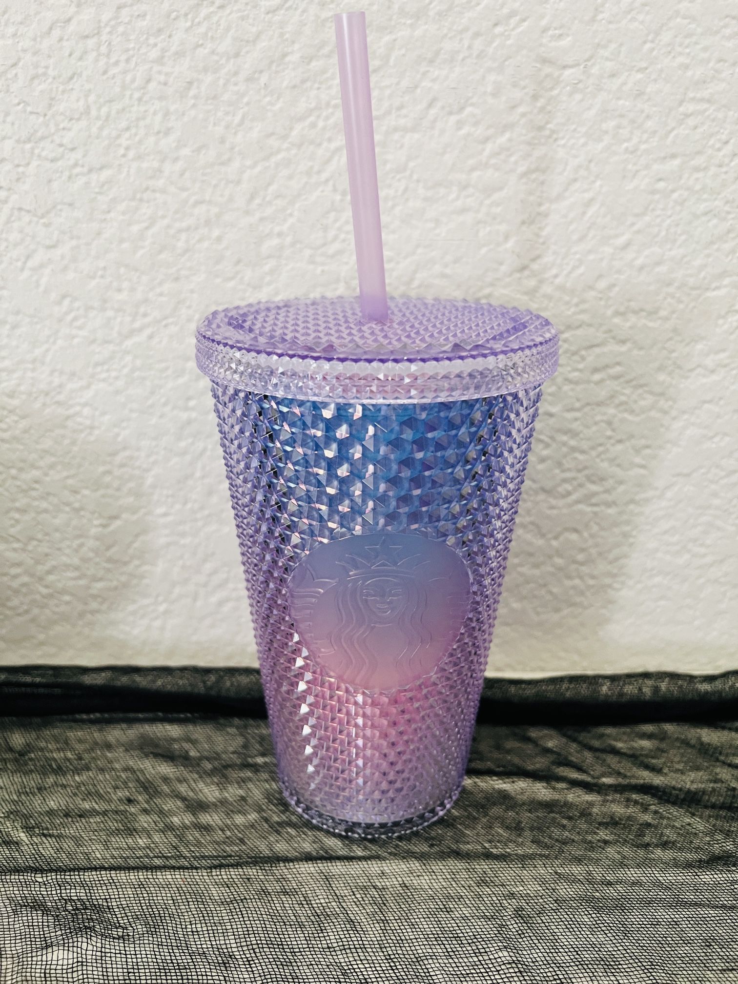 Starbucks China cotton Candy Aurora grande Studded Tumbler. Brand New