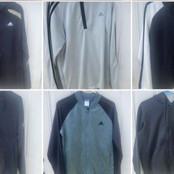 Nike , Adidas, Original Use sweaters size Large. 15 each