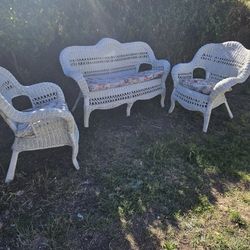 3 PATIO CHAIRS