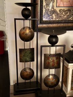 Candle holder & sconces (2)