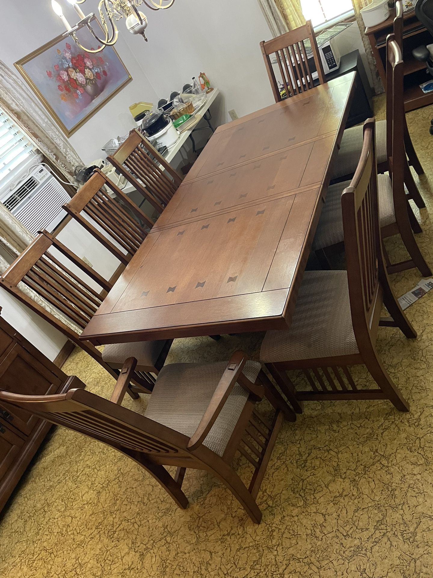 8 Seater Dining Room Table
