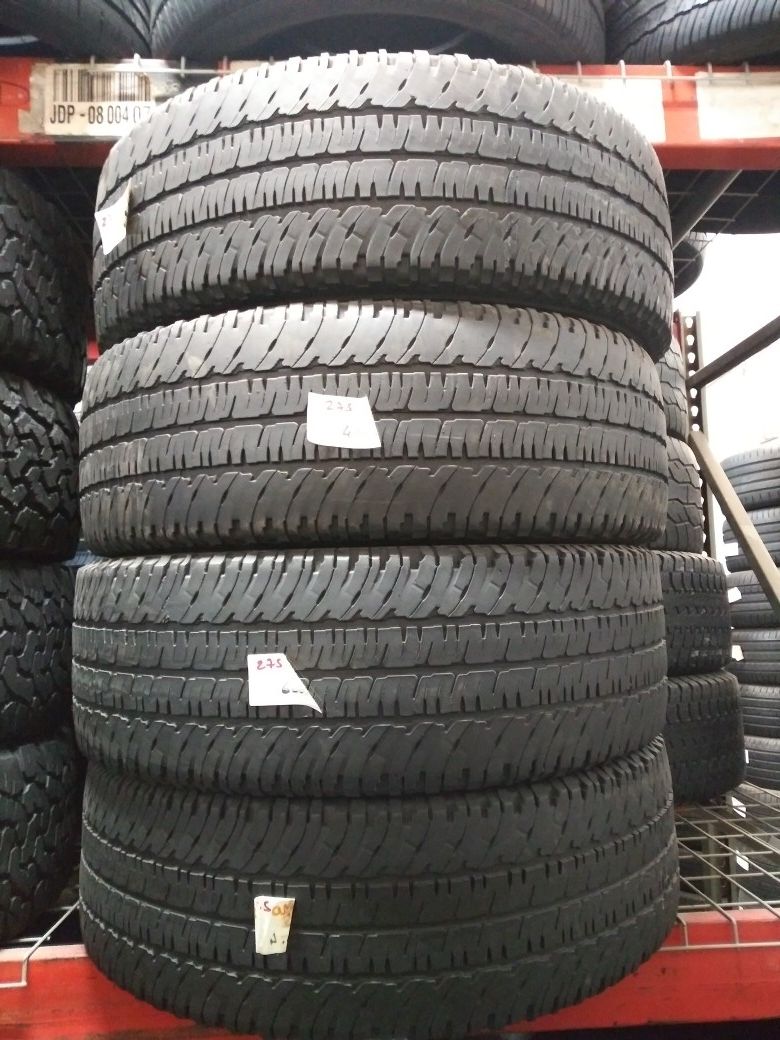 275 65 20 Michelin Latitude LTX AT2 LT 275/65R20 Used truck tires Load Range E for Sale in Fort